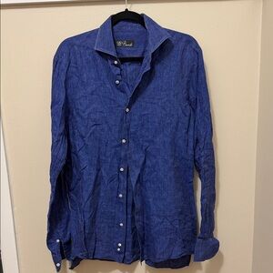 RDI Casual Indigo Button-Down Shirt